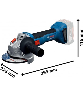 BOSCH Meuleuse d'angle sans fil GWS 18V-8, chargeur, 2 batteries Maroc - 3