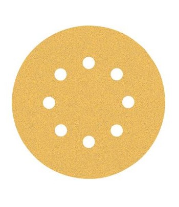 BOSCH Feuille abrasive EXPERT C470 à 8 trous pour ponceuses excentriques 125 mm, G 80, 50 pièces Maroc - 1