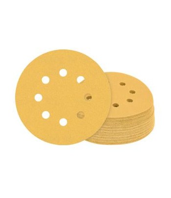 Feuille abrasive EXPERT C470 à 8 trous pour ponceuses excentriques 125 mm, G 40, 50 pièces Maroc - 2