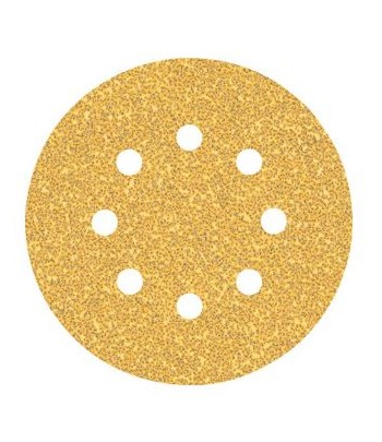 Feuille abrasive EXPERT C470 à 8 trous pour ponceuses excentriques 125 mm, G 40, 50 pièces Maroc - 1