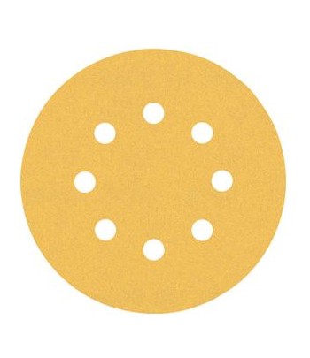 BOSCH Feuille abrasive EXPERT C470 à 8 trous pour ponceuses excentriques 125 mm, G 120, 50 pièces Maroc - 1