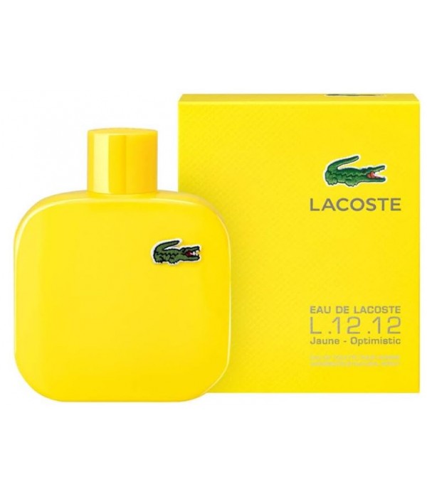 LACOSTE Eau de Lacoste L.12.12 Jaune Optimistic pour Homme Maroc - 1