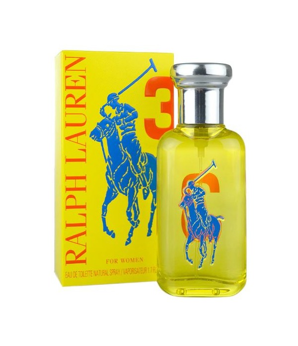 Ralph Lauren The Big Pony 3 Yellow pour Femme Maroc - 1