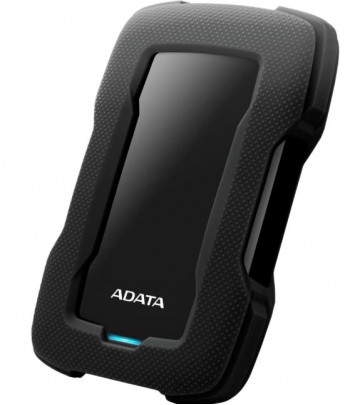 ADATA disque dur externe HD330-4TB USB 3.1-Anti choc SLIM BLACK Maroc - 1