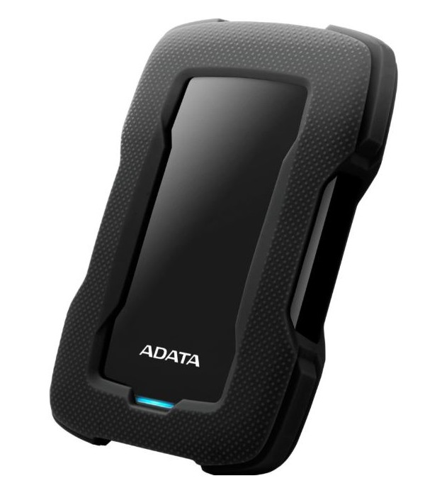 ADATA disque dur externe HD330-4TB USB 3.1-Anti choc SLIM BLACK Maroc - 1