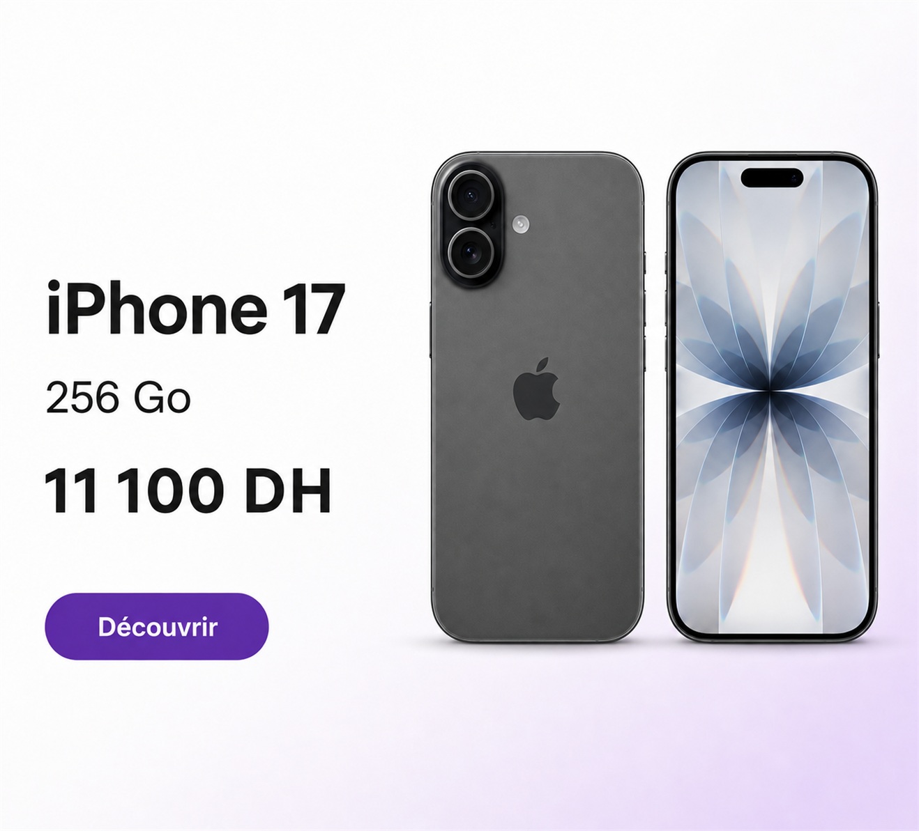 iPhone 17 256 Go 11 100 DH