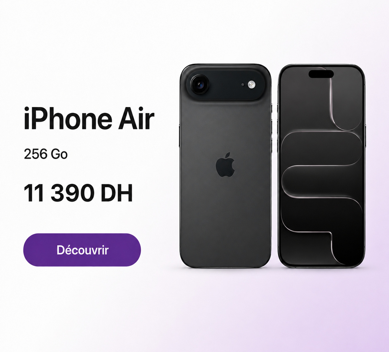 iPhone Air 256 Go 11 390 DH